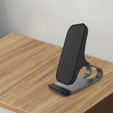 15W bezdrôtová nabíjačka Qi Mobile Stolný stojan na rýchle nabíjanie telefónu iPhone Samsung