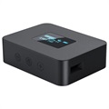 3-v-1 Bluetooth Audio vysielač s LCD obrazovkou-čierna