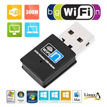 300M Mini USB WiFi adaptér Bezdrôtová sieťová karta LAN