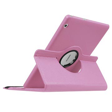 Rotačné folio taška pre huawei Mediapad T3 10-ružový