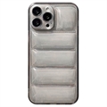 iPhone 14 Pro 3D Flexibilné Puzdro TPU - Transparentná Čierna