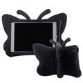iPad Mini 2, iPad Mini 3 3D Shockproof Kids Case - Butterfly - Čierna
