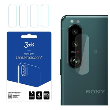 3MK Hybrid Sony Xperia 1 III Objektív Temperované sklo Protect - 4 ks.