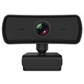 4MP HD Webcam W/ Autofocus - 1080p, 30 snímok za sekundu - čierna