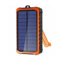 4smarts Prepper Solar Power Bank 12000mAh - 2xUSB-A - Black / Orange