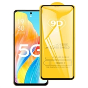 Oppo A1 9D Full Cover Ochranné Tvrdené Sklo na Displej - Čierny Okraj