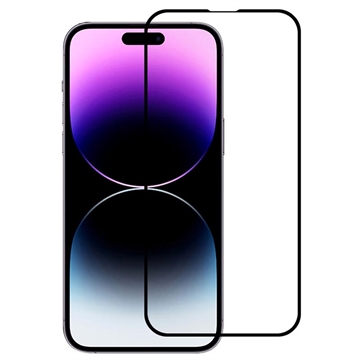 21D Full Cover Tvrdené sklo na displej iPhone 14 Pro - 11H - Čierne