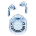 ACEFAST T8 / AT8 Crystal (2) farebné Bluetooth slúchadlá do uší Ľahká bezdrôtová náhlavná súprava do práce - modrá