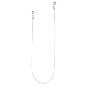 AirPods/AirPods Pro 2 silikónový popruh na krk - 70 cm - biely