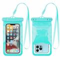 Airbag Protection IPX8 Waterproof TPU Case - 7.2" - Blue