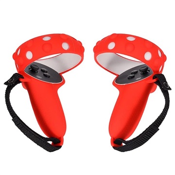 Oculus Quest 2 Controller Anti -Drop Silikone Covers - Red