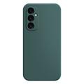 Samsung Galaxy A14/A14 5G Anti-Fingerprint Matte TPU Puzdro - Tmavozelený