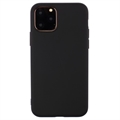 iPhone 15 Pro Max Proti Odtlačkom Prstov Matné Puzdro TPU - Čierne