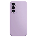 Samsung Galaxy A14/A14 5G Anti-Fingerprint Matte TPU Puzdro - Fialová
