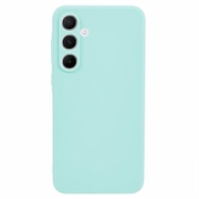 Samsung Galaxy A35 Matné Puzdro TPU Proti Odtlačkom Prstov - Tyrkysový