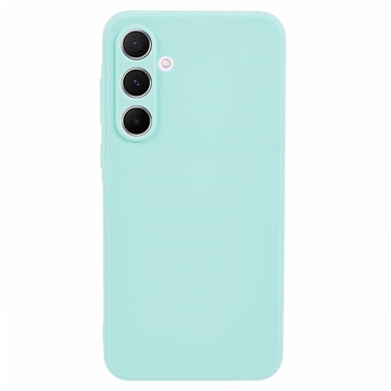 Samsung Galaxy A35 Matné Puzdro TPU Proti Odtlačkom Prstov - Tyrkysový