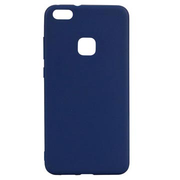 Huawei P10 Lite Anti -Fingerprint Matte TPU Case - Dark Blue
