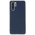 Huawei P30 Pro Anti -Fingerprint Matte TPU Case - Dark Blue