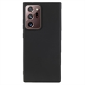 Matné Proti Odtlačkom Prstov Samsung Galaxy Note20 Ultra Puzdro TPU - Čierne