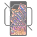 Matné Puzdro TPU na Samsung Galaxy Xcover Pro Proti Odtlačkom Prstov - Čierne
