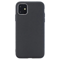 Matné Puzdro TPU na iPhone 11 Pro Max Proti Odtlačkom Prstov - Čierne