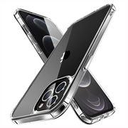 iPhone 12 Pro Max Anti-Shock Hybridné Puzdro - Transparentné