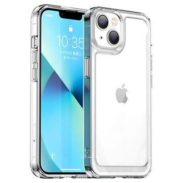 iPhone 14 Plus Anti-Shock Hybridné Puzdro - Transparentné