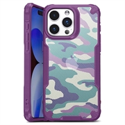 iPhone 15 Pro Max Anti-Shock Hybridné Puzdro - Kamufláž