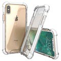 iPhone X Anti -Shock Hybrid Crystal Case - Clear / White