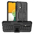 Samsung Galaxy A13 Anti -Slip Hybrid Case s Kickstandom - čierny