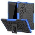 iPad 10.2 2019/2020/2021 Hybridné puzdro s kickstandom - modrá/čierna