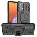 Anti -Slip Samsung Galaxy A33 5G Hybrid Case so stojanom - čierny