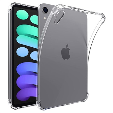 Anti -Slip iPad Mini 2021/2024 Prípad TPU - priehľadný