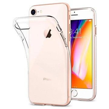 Anti -Slip iPhone 7/8/SE (2020)/SE (2022) Prípad TPU - Transparentné