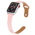 Apple Watch 9/8/7/SE/6/5/4/3/2/1 Premium Kožený remienok - 41 mm/40 mm/38 mm - ružová