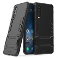 Armor séria Huawei P30 Hybrid Case so stojanom - čierna