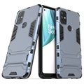 Armor séria OnePlus Nord N10 5G Hybrid Case so stojanom - modrá