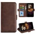 Asus ROG Phone 9 Pro Wallet Case with Magnetic Closure - Calf Texture
