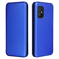 Asus Zenfone 8 Flip Case - uhlíkové vlákno - modrá