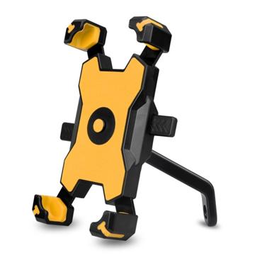 Univerzálny Držiak na Telefón na Bicykel BG-116 - 3.5"-6.8" - Zadný pohľad - Žltá