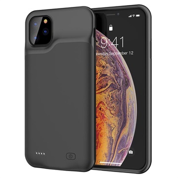 Puzdro na batériu iPhone 11 Pro Max - 6500 mAh - Čierna