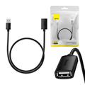 Baseus AirJoy USB 2.0 Male to Female Extension Cable - 0.5m - Black