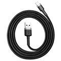 Baseus Cafule USB 2.0 / Lightning Cable - 1 m - čierna / šedá