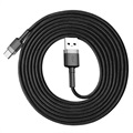 Baseus Caffule USB 2.0 / kábel typu C CATKLF -CG1 - 2M - čierna / šedá