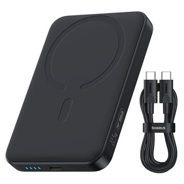 Baseus EnerFill FM11 Magnetic Mini Wireless Power Bank 10000mAh - 22.5W - Black