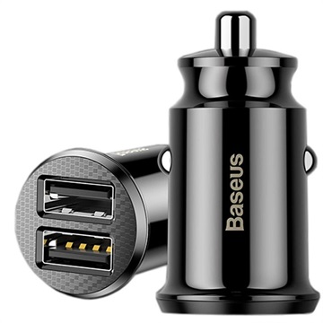 Baseus Grain Mini Smart Dual USB Car nabíjačka - 3.1a