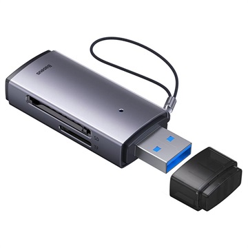 Čítačka kariet Sandberg SD / MicroSD - USB -A / USB -C / Microusb - Silver