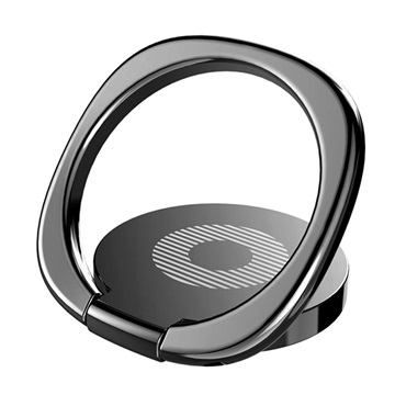 Držiteľ magnetického prsteňa baseus pre smartfóny - čierny