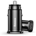 Baseus Square CCALL -DS01 QC3.0 Fast Car Charger - 30W - Čierna