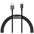 Baseus Superior Series USB -C Data a nabíjací kábel - 66 W, 1 m (Otvorený box vyhovuje) - Čierna